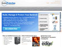 Tablet Screenshot of bubbleprotection.com
